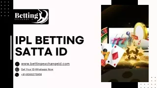IPL Cricket Betting Satta ID - Get Your Betting Id