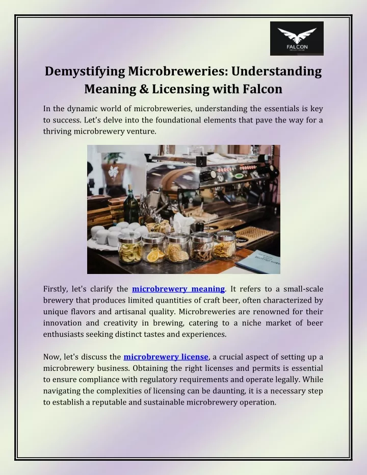 demystifying microbreweries understanding meaning