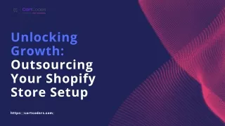 Outsourcing Shopify Store Setup Company