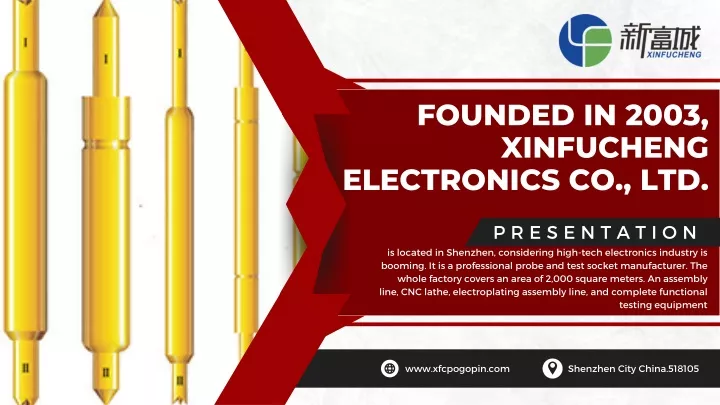 founded in 2003 xinfucheng electronics co ltd