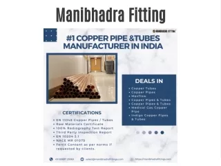 Supplier for Medical Gas Copper Pipe