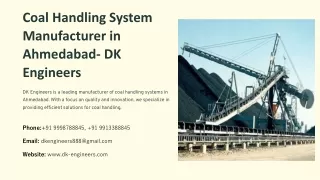 coal handling system manufacturer in ahmedabad