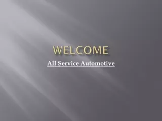 welcome