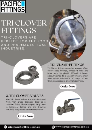 Explore Top-Quality Tri Clover Fittings at Camlock Fittings