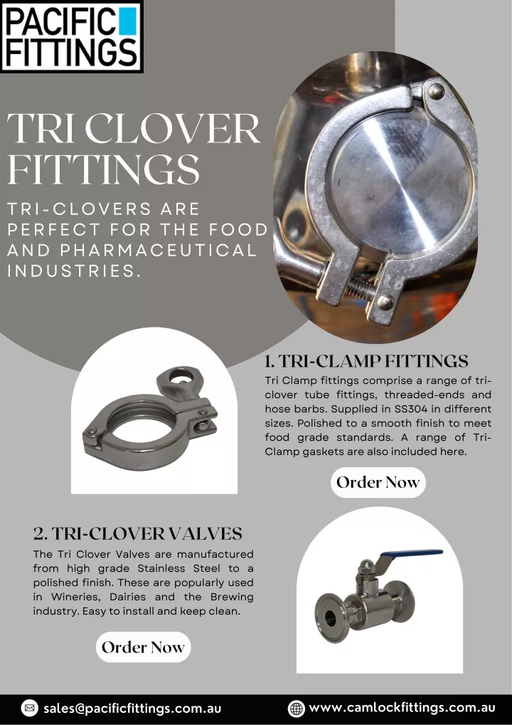 tri clover fittings tri clovers are perfect