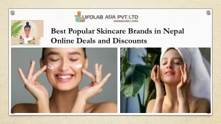 Best Popular Skincare Brands in Nepal Online Deals and Discounts