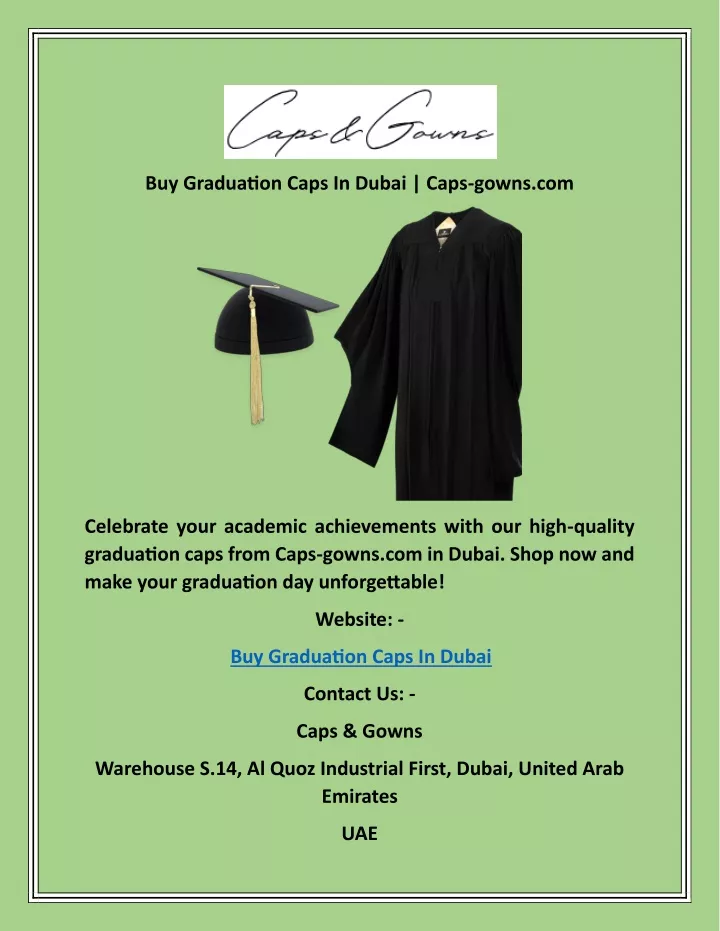 buy graduation caps in dubai caps gowns com