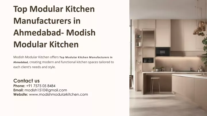 top modular kitchen manufacturers in ahmedabad