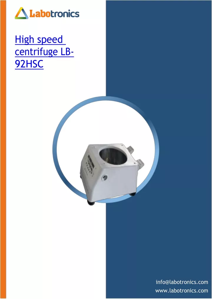 high speed centrifuge lb 92hsc