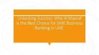 unlocking success why al masraf is the best choice for sme business banking in uae