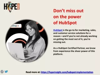 HubSpot Implementation Services For Businesses & Agencies