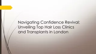 Navigating Confidence Revival: Unveiling Top Hair Loss Clinics and Transplants i