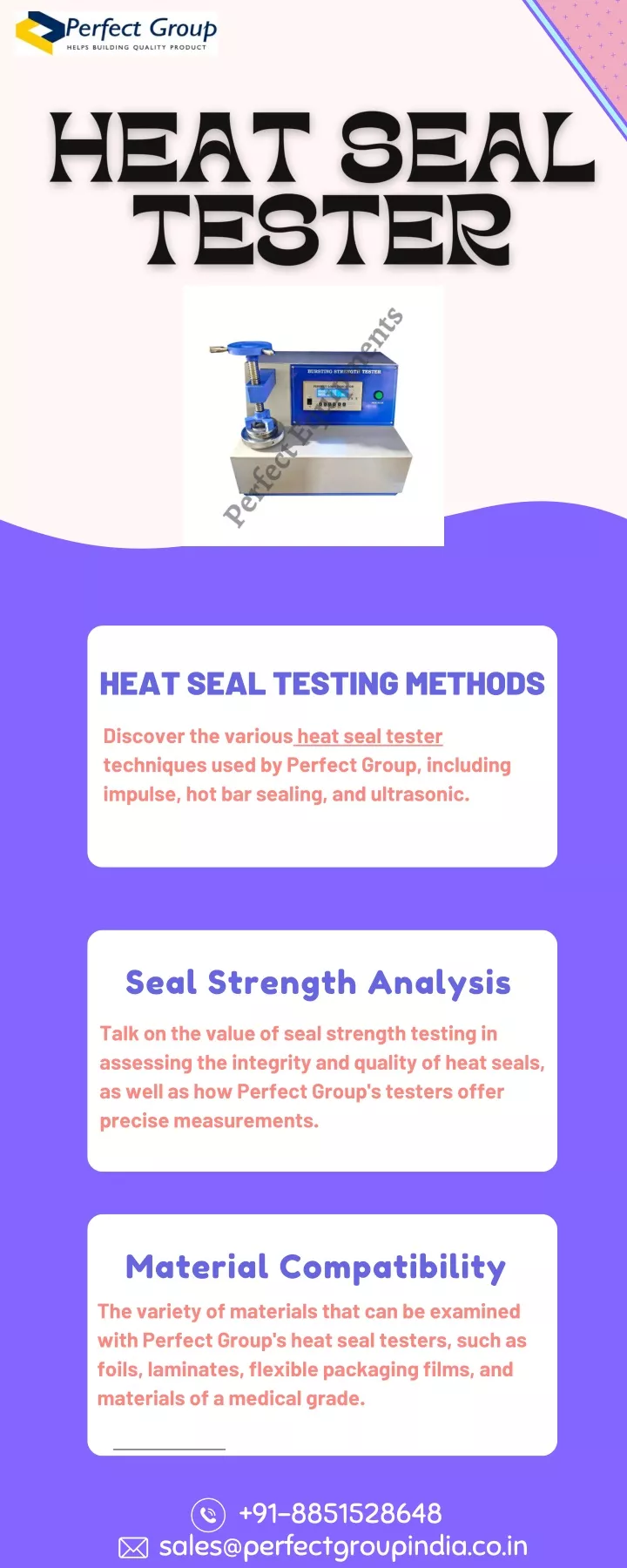 heat seal testing methods