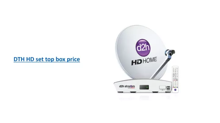 dth hd set top box price