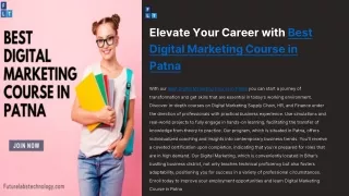 Elevate Your Career with Best Digital Marketing Course in Patna