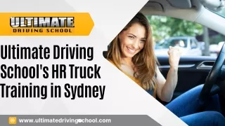 HR Truck Training Sydney