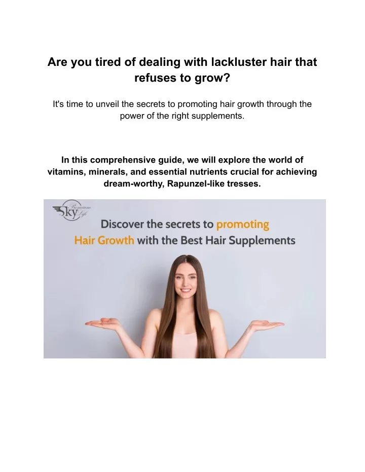 are you tired of dealing with lackluster hair