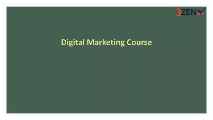 digital marketing course