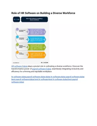 role of hr software on building a diverse