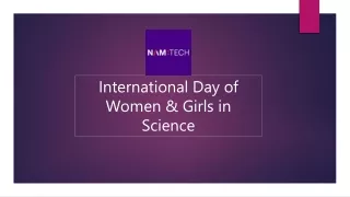 International Day of Women & Girls in Science namtech.ac