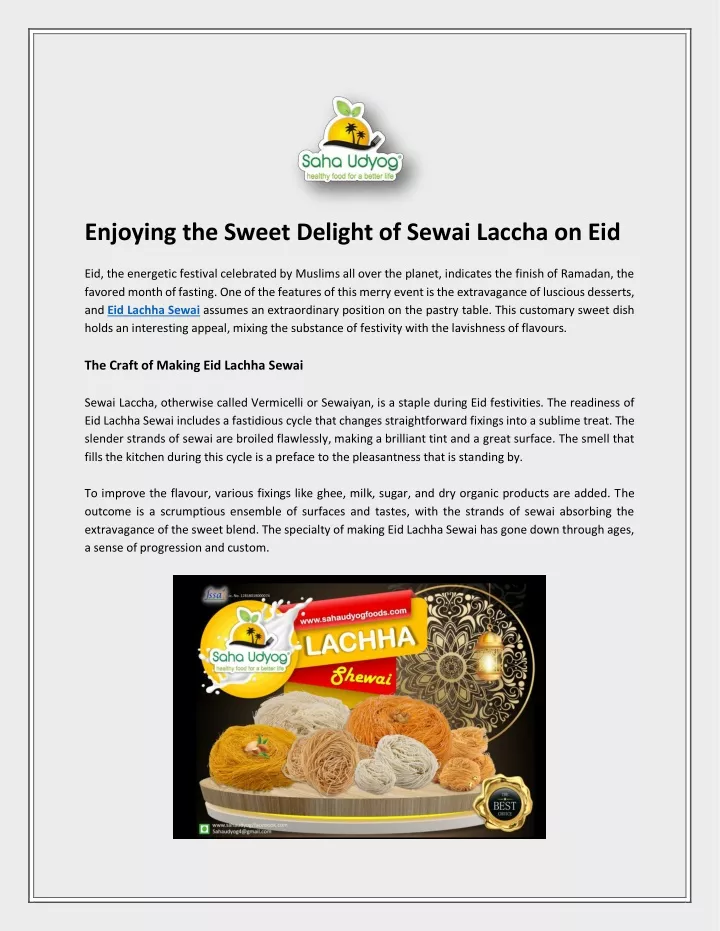 enjoying the sweet delight of sewai laccha