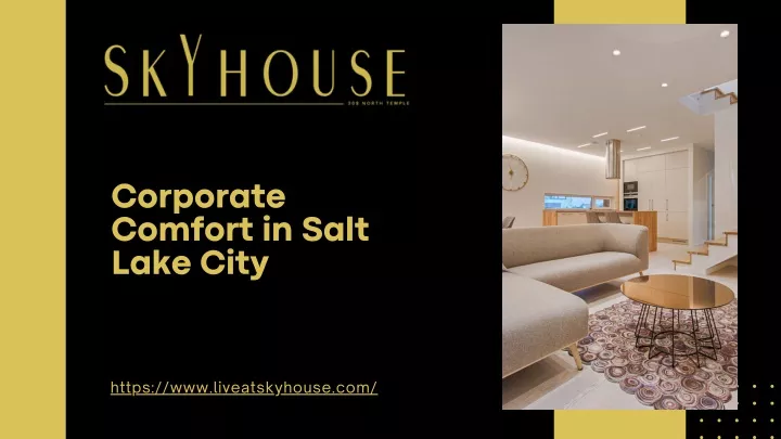 corporate comfort in salt lake city