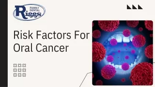 Risk Factors For Oral Cancer