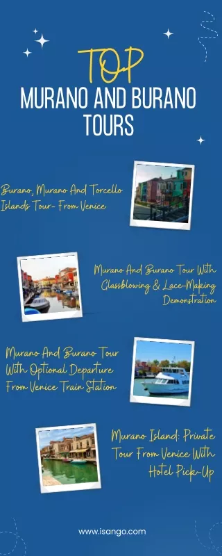 Murano and Burano Tours