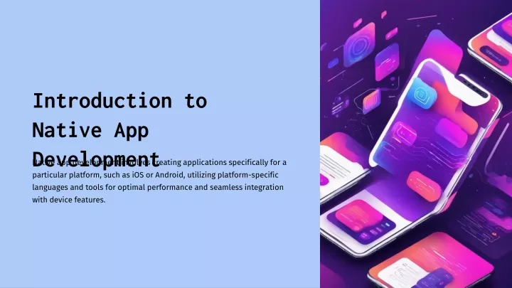 introduction to native app development