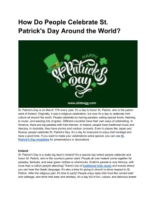 How Do People Celebrate St. Patrick's Day Around the World_  (1)