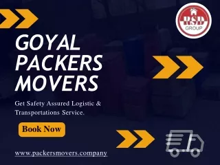 Goyal Express Packers and Movers ppt