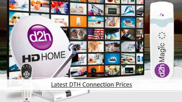 latest dth connection prices
