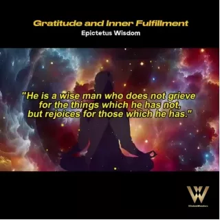 Gratitude and Inner Fulfillment (WisdomWondersWhispers)