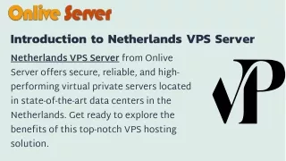 introduction to netherlands vps server