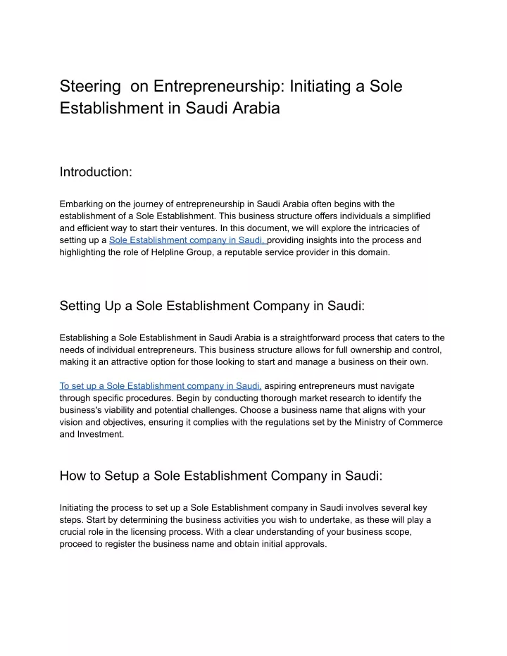 steering on entrepreneurship initiating a sole