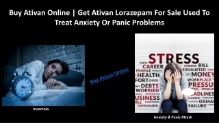When to take lorazepam for anxiety