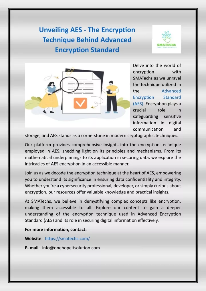 unveiling aes the encryption technique behind