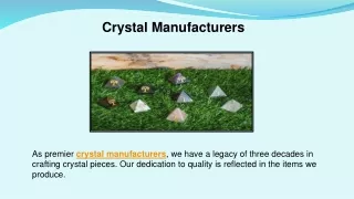 Crystal Manufacturers