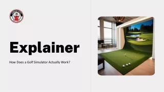 Explainer: How Does a Golf Simulator Actually Work?