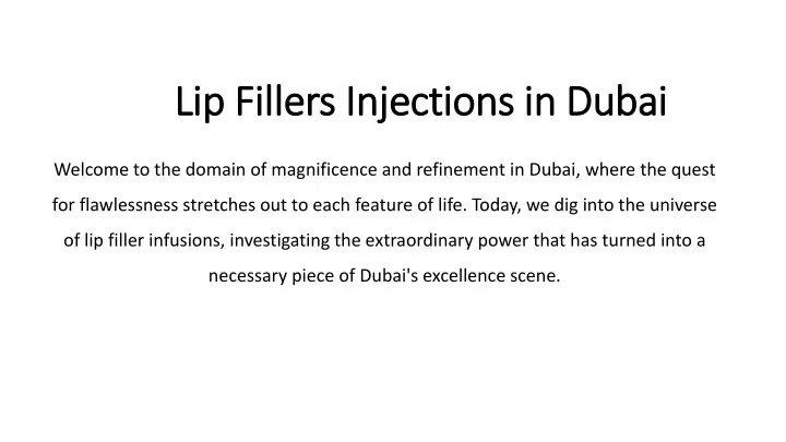 lip fillers injections in dubai