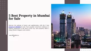 5 Best Property in Mumbai for Sale