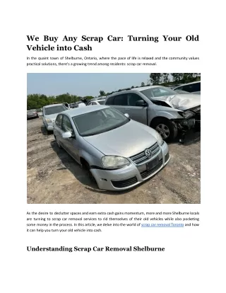 We Buy Any Car_ Turning Your Old Vehicle into Cash