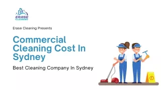 Commercial Cleaning Cost In Sydney