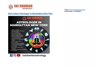 Best Indian Astrologer in Manhattan New York