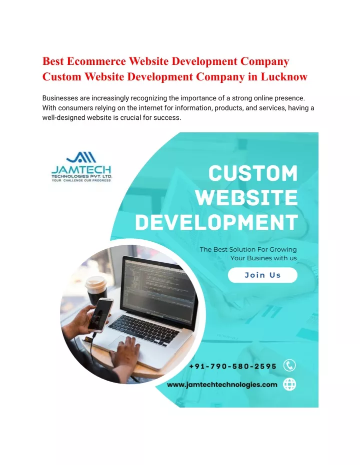 best ecommerce website development company custom
