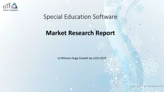 Global Special Education Software Market Opportunities & Growth Trend to 2030