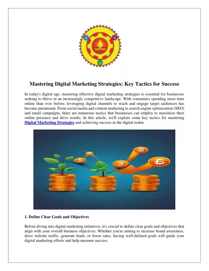 mastering digital marketing strategies