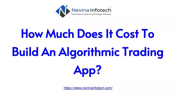 how much does it cost to build an algorithmic