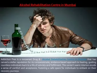 Alcohol Rehabilitation Centre in Mumbai
