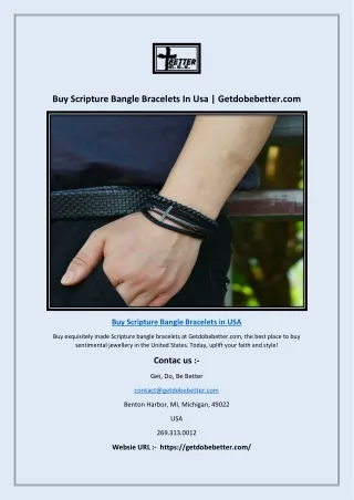 Buy Scripture Bangle Bracelets In Usa